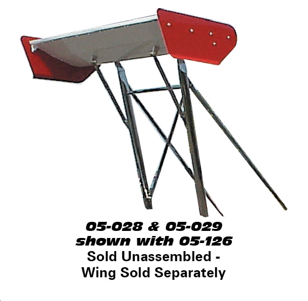 Dragster Wing Mounting Kit for up to 48" Above Top Frame Rail 05-029