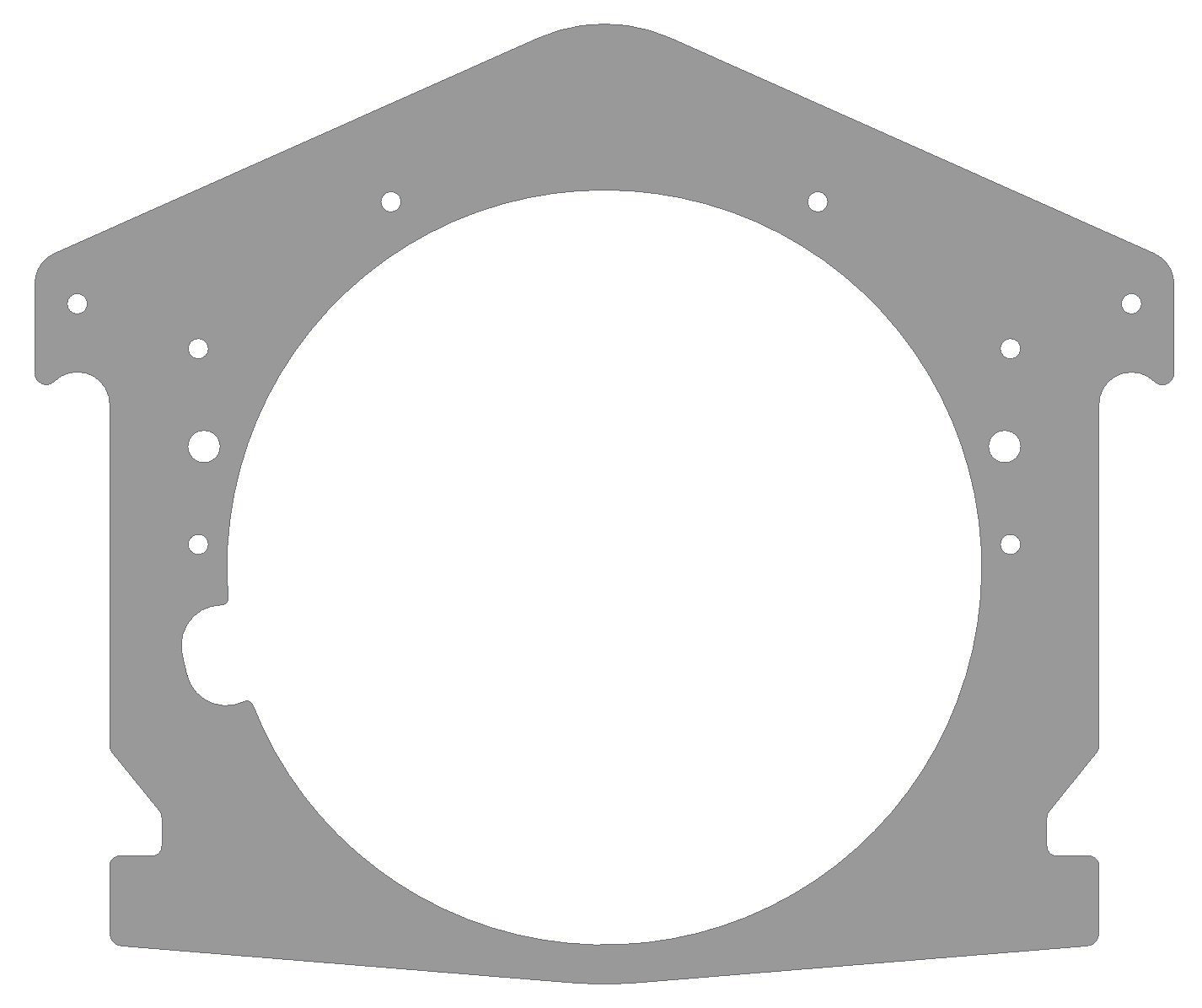 Full Mid Motor Plate S&W Solid Dragster