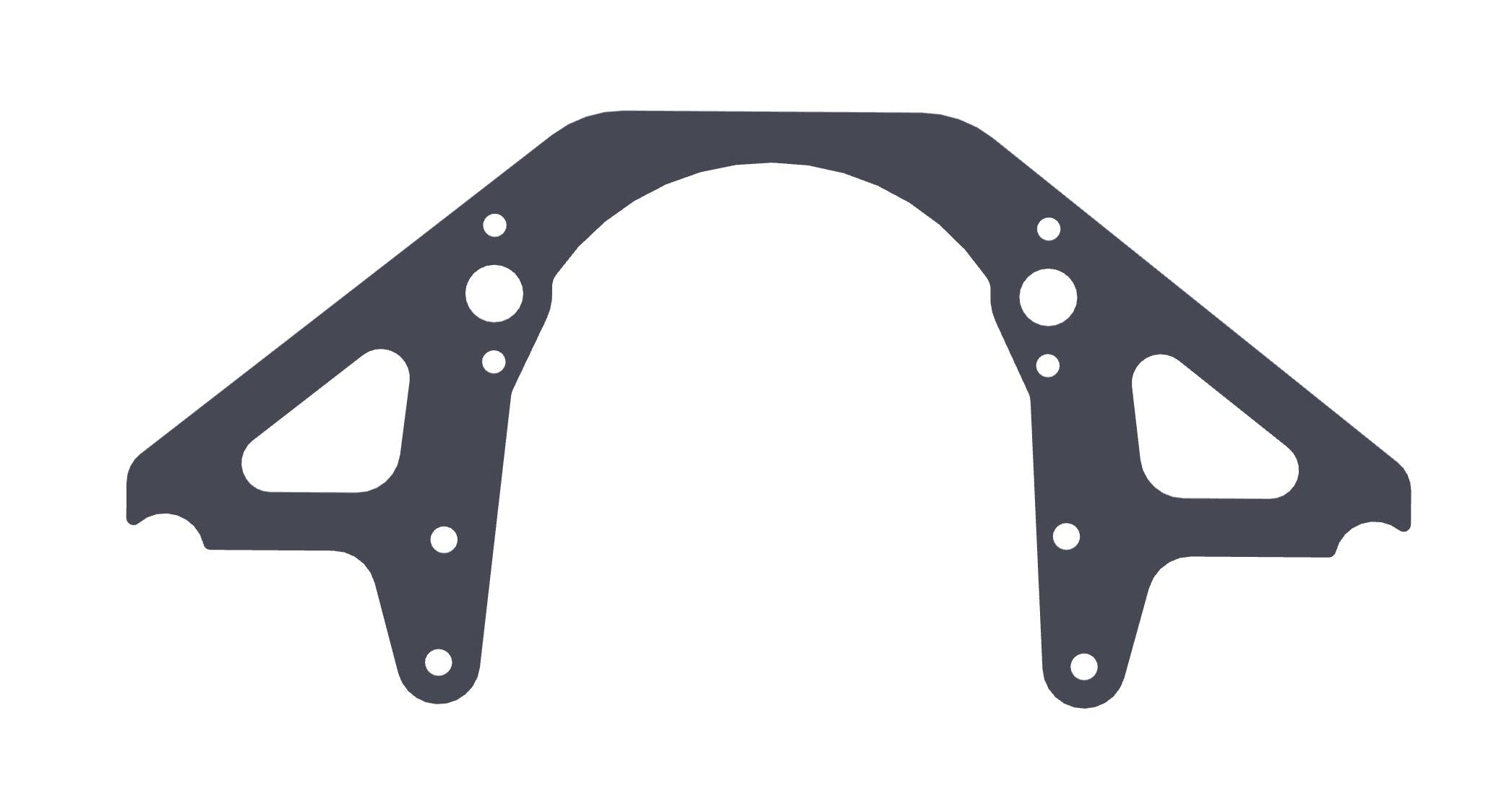 Dragster Front Motor Plate - One Piece - Big Block Chevy