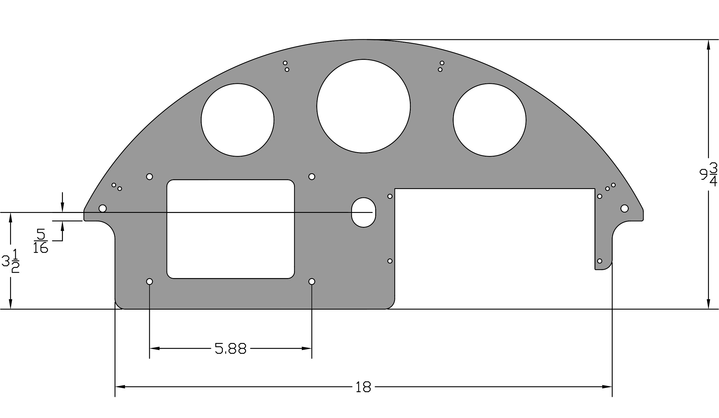 Dragster Dash Panel 05-045-41