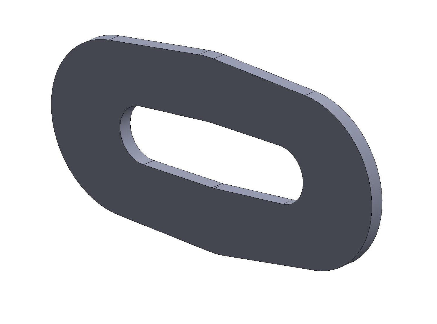 Chassis Scab - 1/4" X 1" Slot