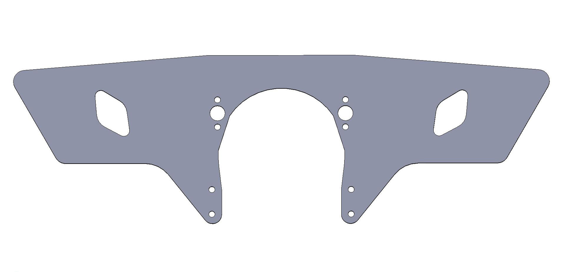 Small Block Chevy Profiled Front Motor Plate