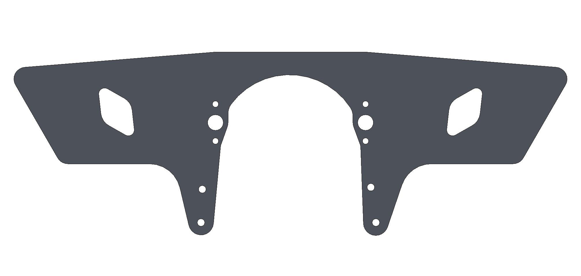 Big Block Chevy Profiled Front Motor Plate