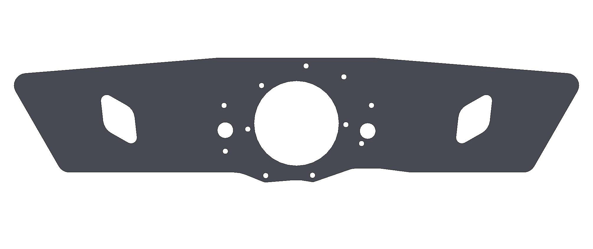 429-460 Ford Profiled Front Motor Plate For CSI Water Pump