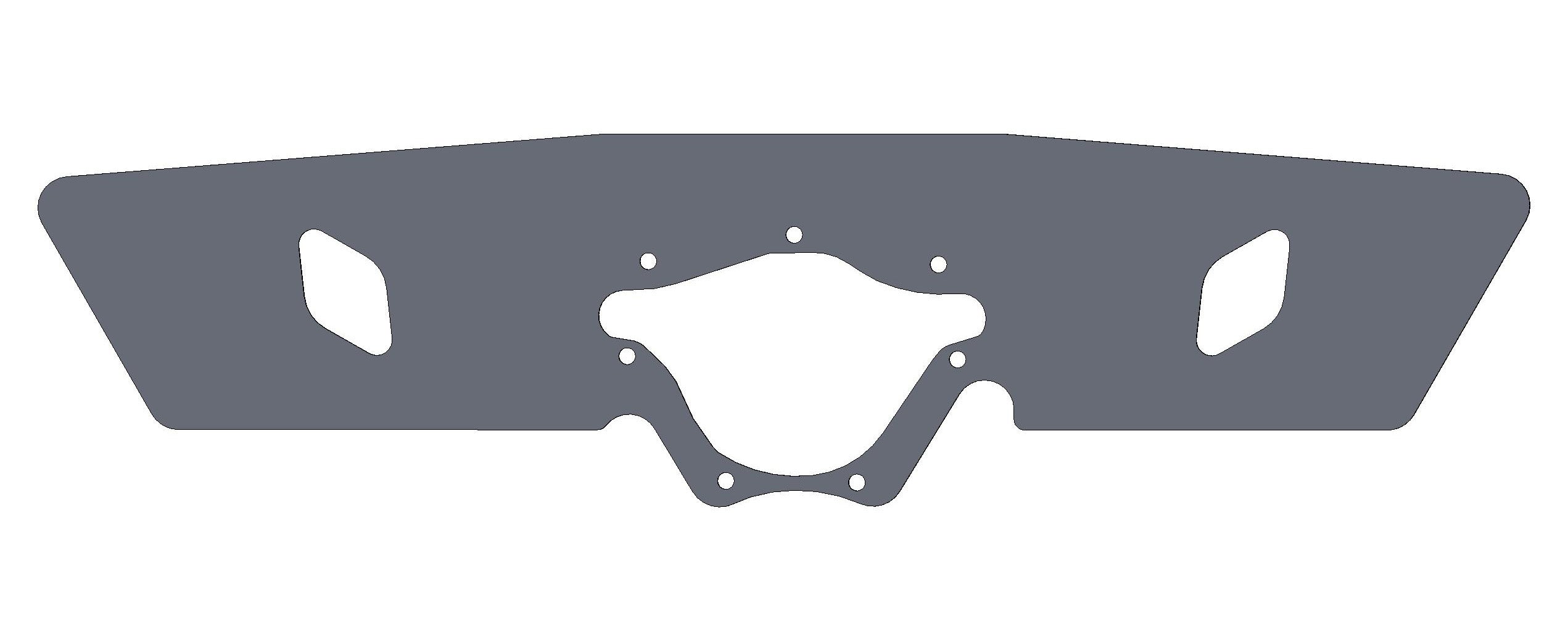 Small Block Mopar 318-340-360 Profiled Front Motor Plate
