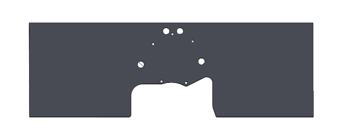 1979-1993 Small Block Ford Front Motor Plate With Meziere Water Pump