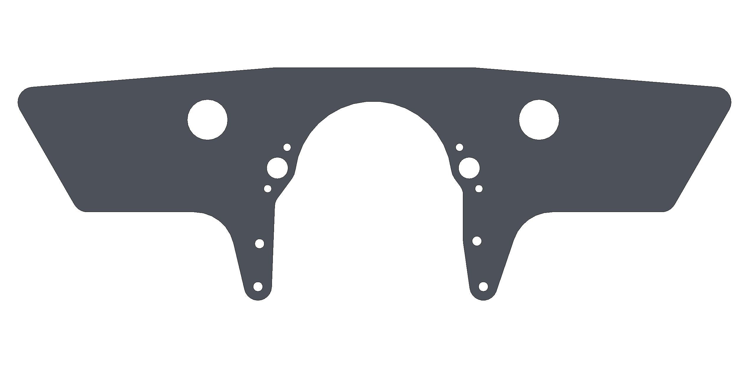 DRC Block Front Motor Plate Profiled