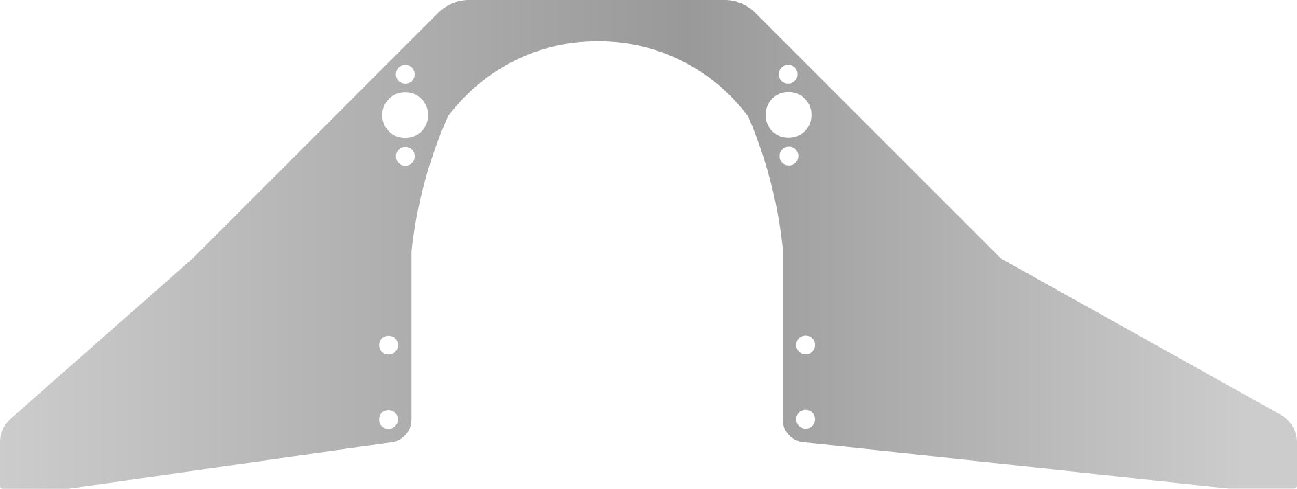 S-10 Small Block Chevy Front Motor Plate
