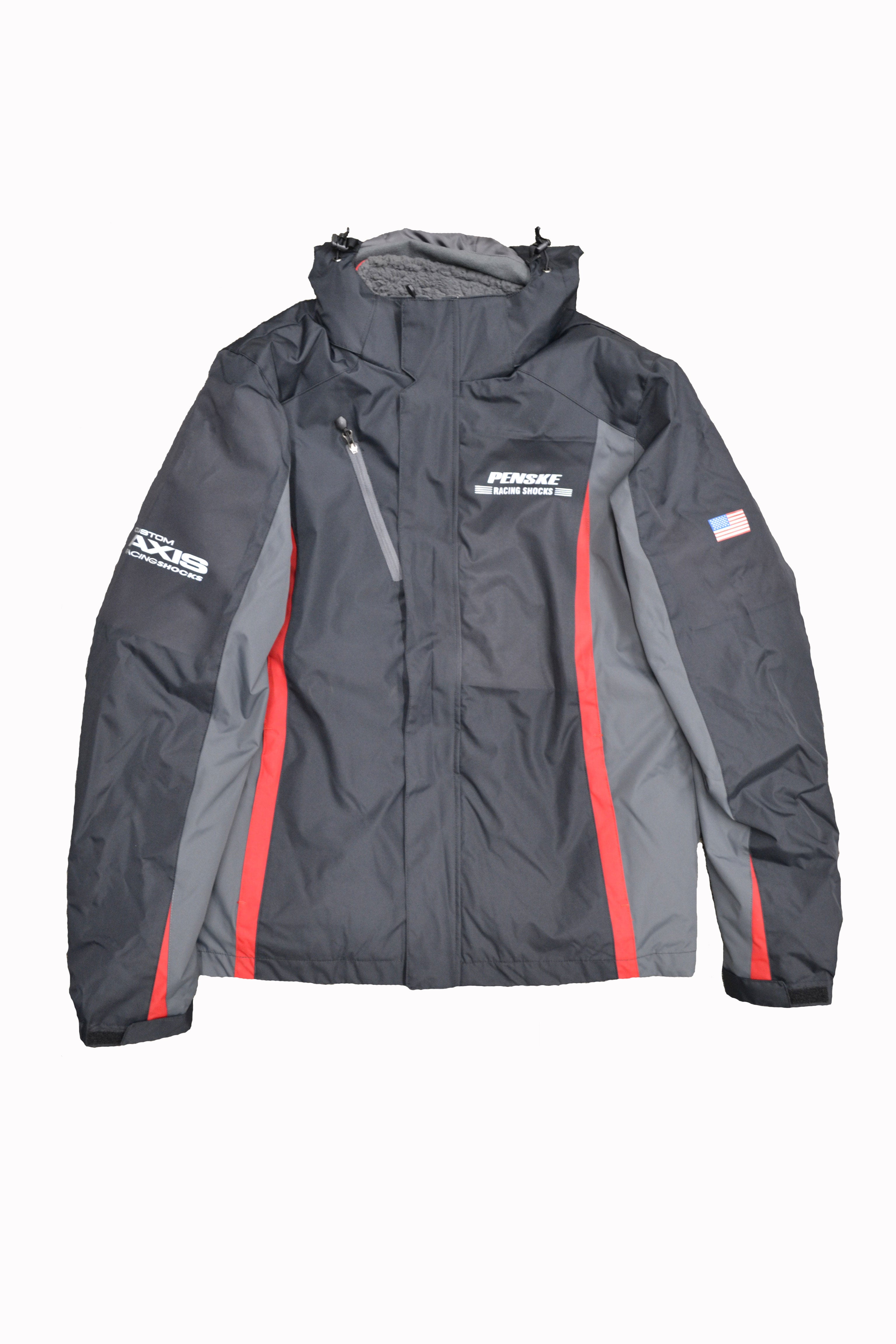 Jacket, Black/Red, 2-in-1