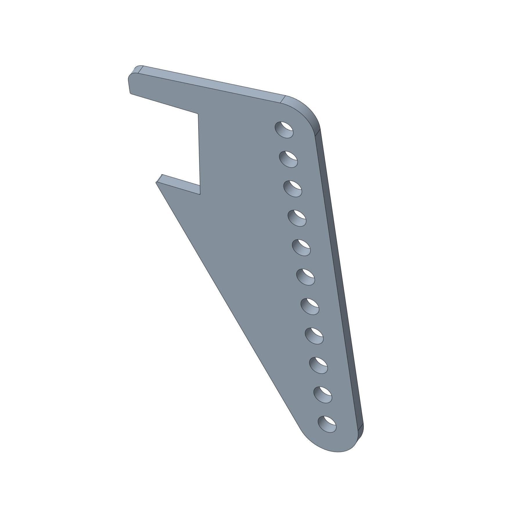 Lower Shock Mount Housing For Back Brace 7-1/2" Adjustment