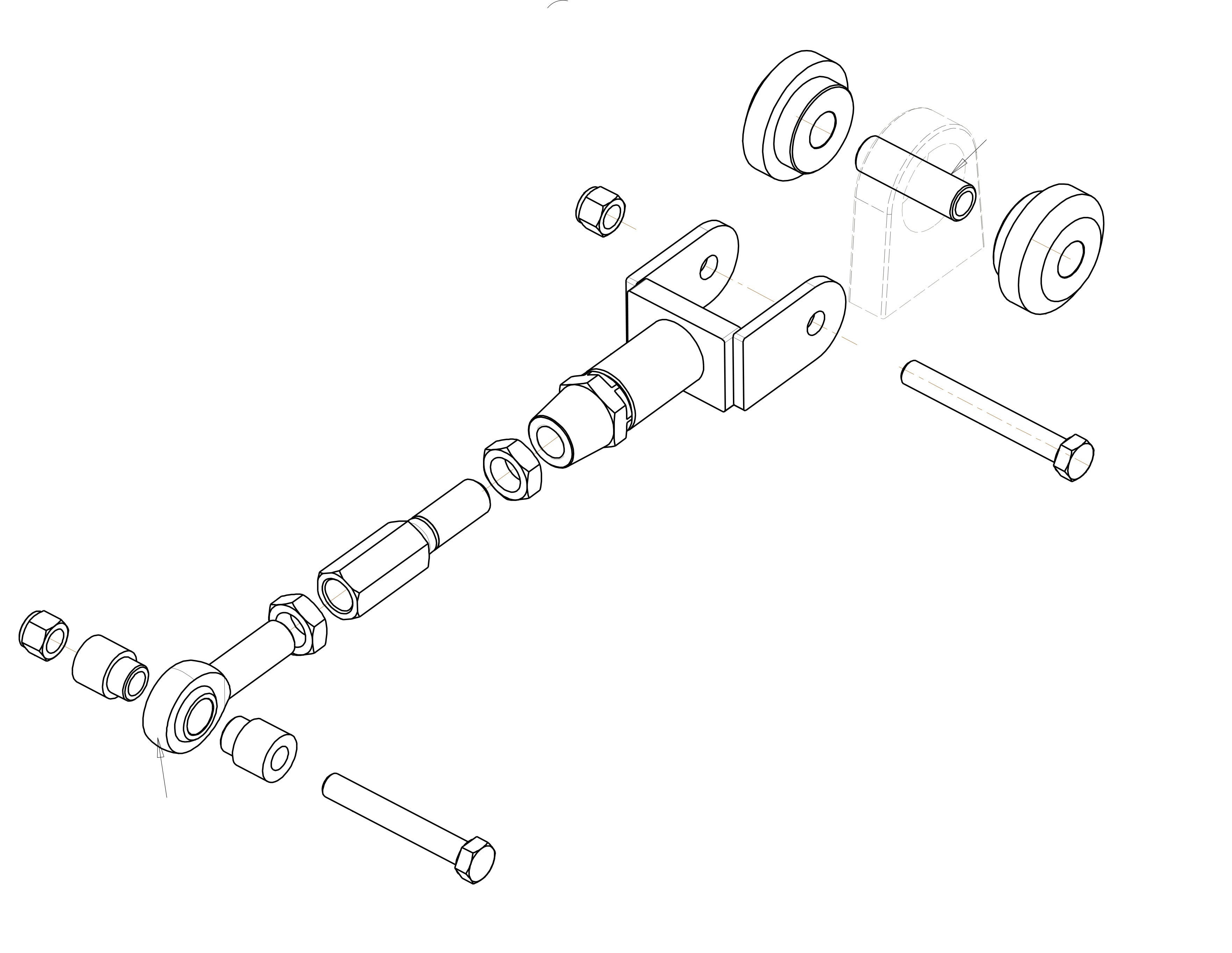1978-1982 Chevrolet Malibu, 1978-1988 Monte Carlo, GM G-Body Adjustable Competition Upper Control Arm