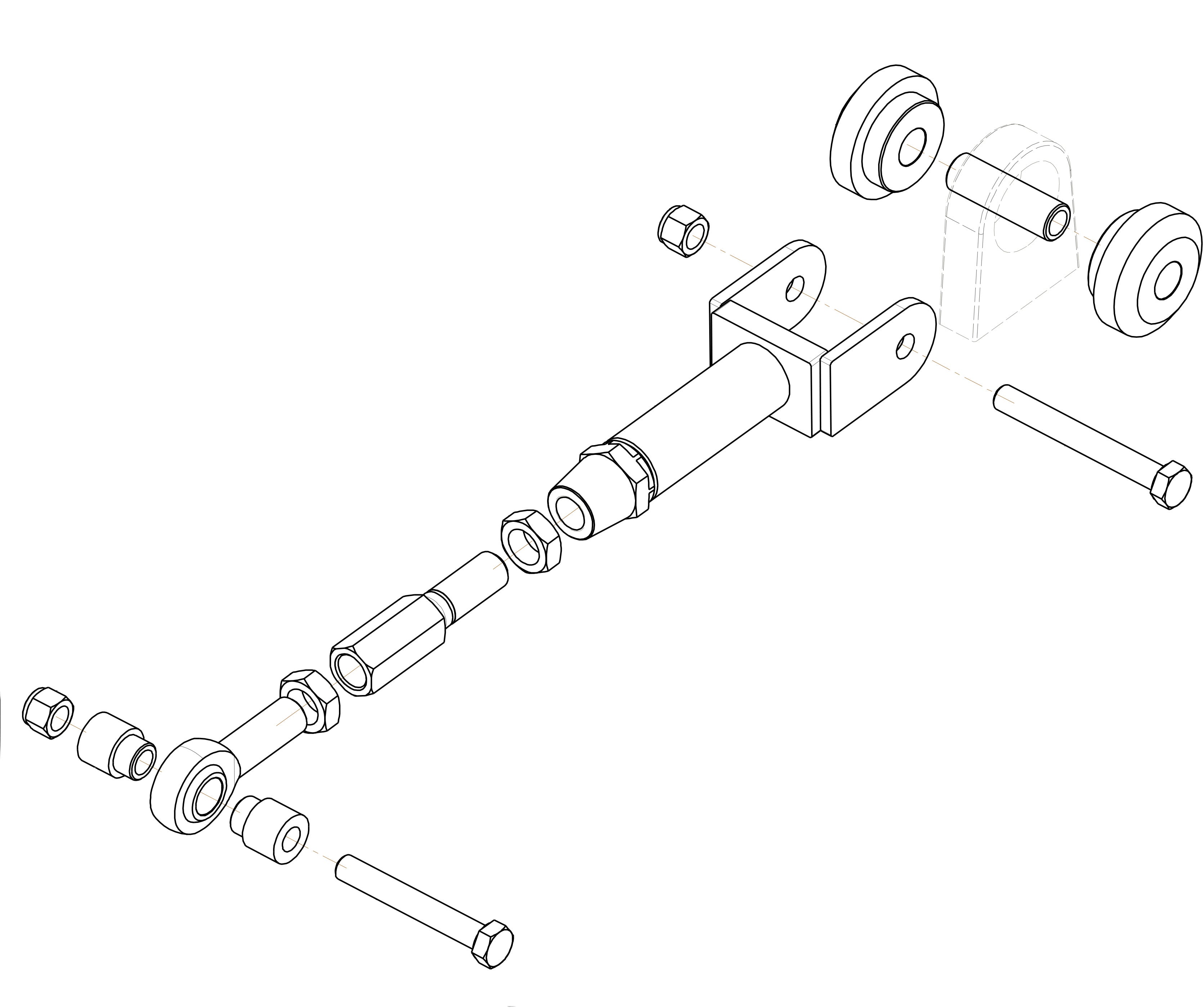 1964-1967 GM A-Body Adjustable Race Upper Control Arms Rear