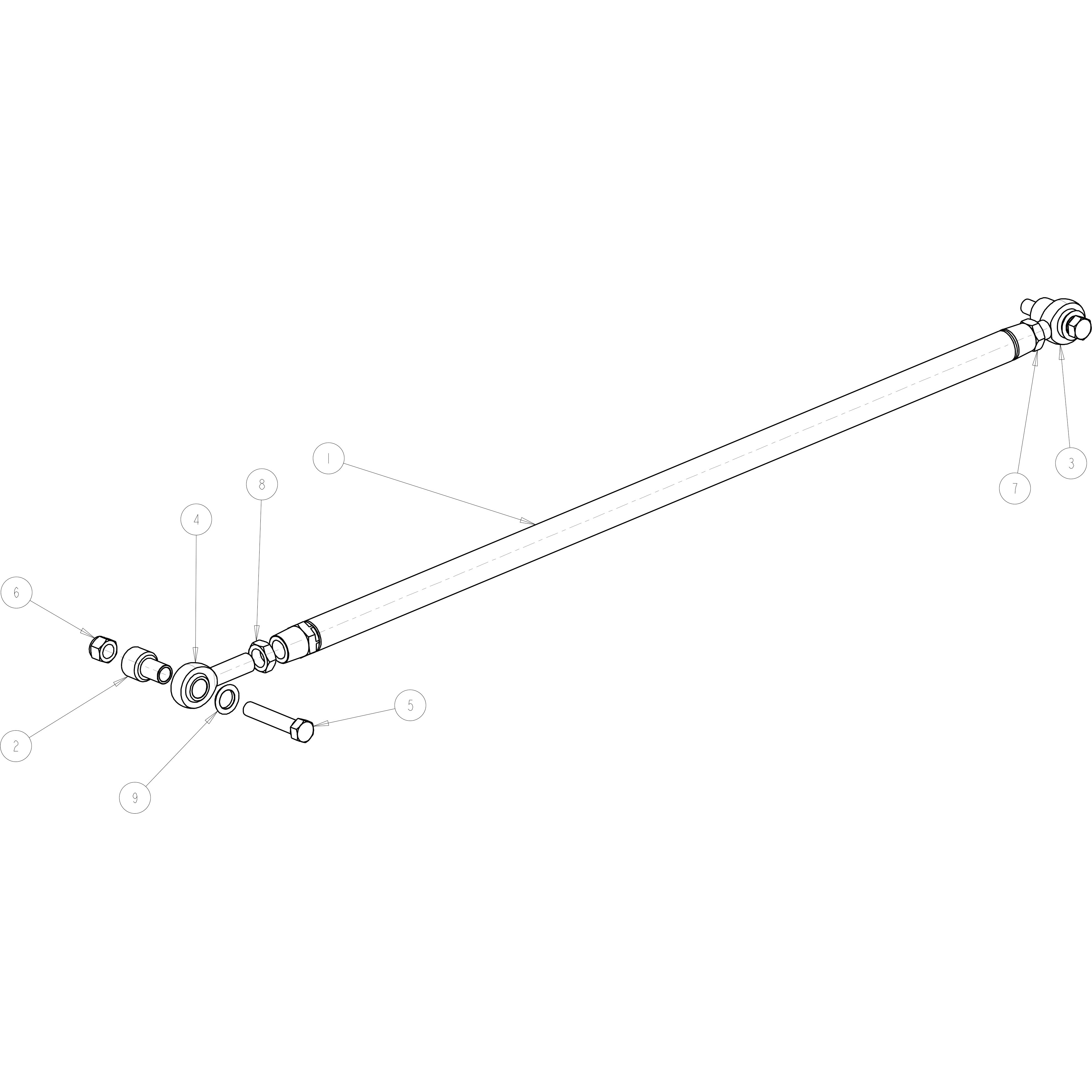 2005-2014 Ford Mustang Adjustable Panhard Bar 4130 Chromoly Steel (Ready to Ship)