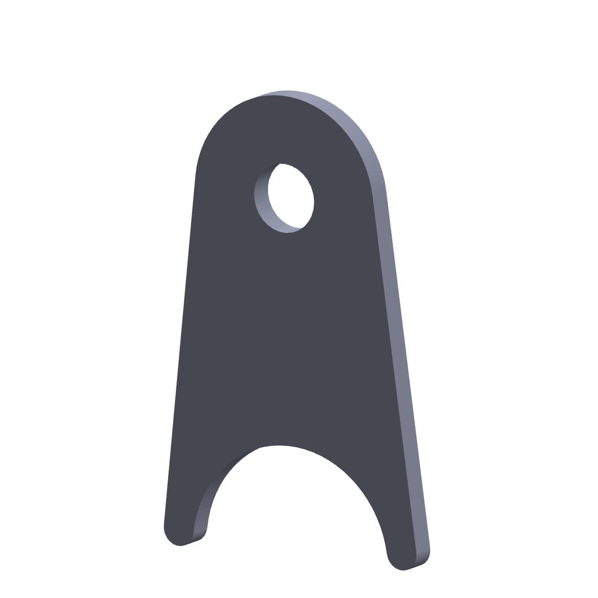 Universal Mounting Tab 3/16 Fits 1 5/8 Tube 1/2" Hole