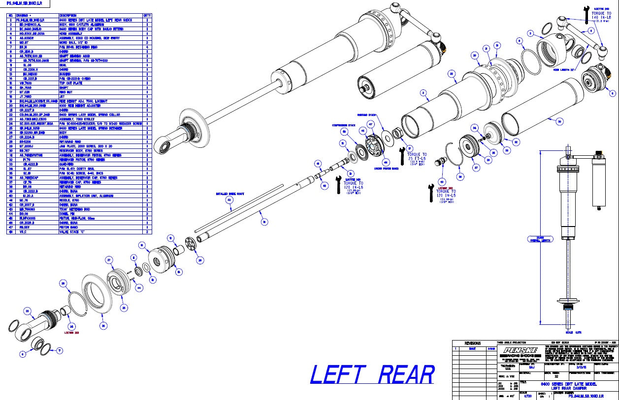 8300 Late Model Replacement Parts