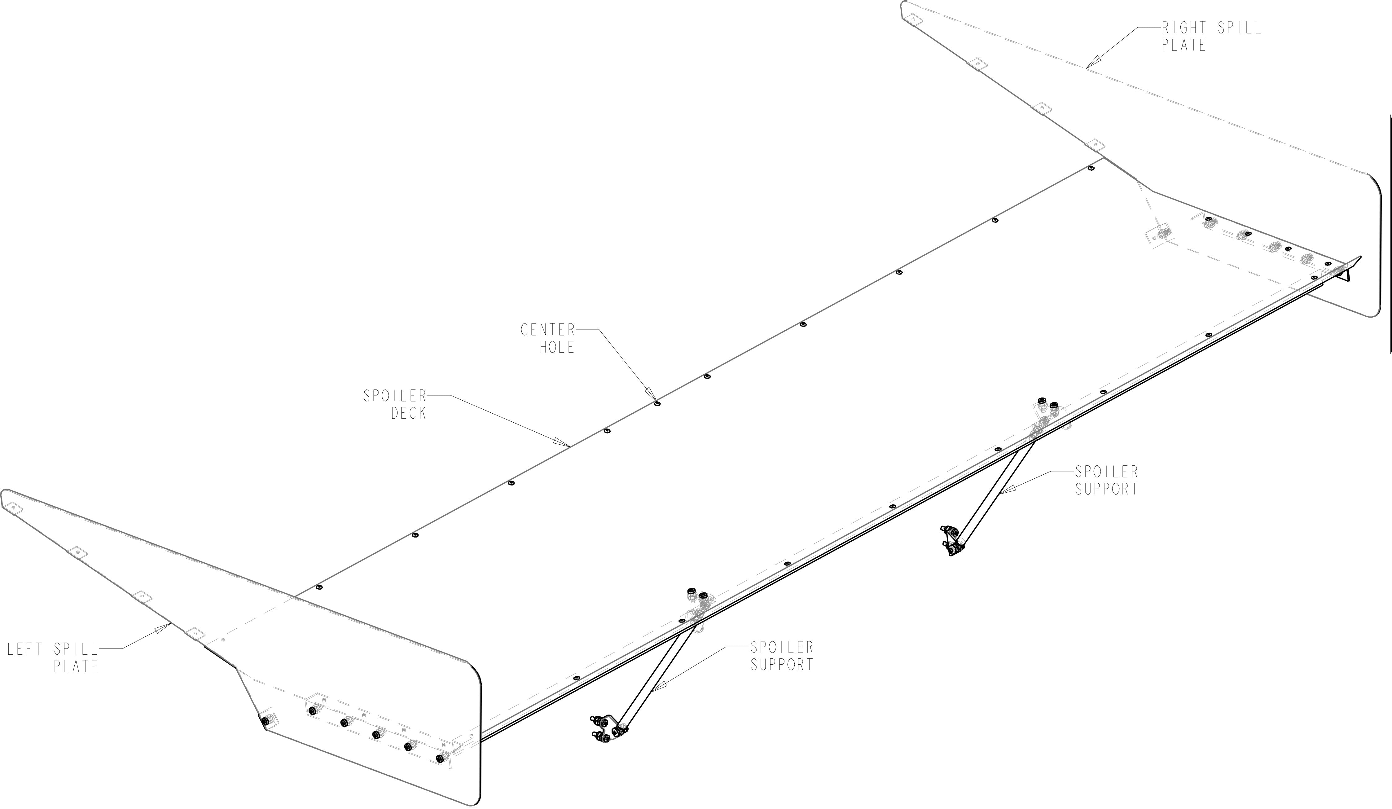 1979-1993 Ford Mustang Hatchback Aluminum Spoiler 95-703