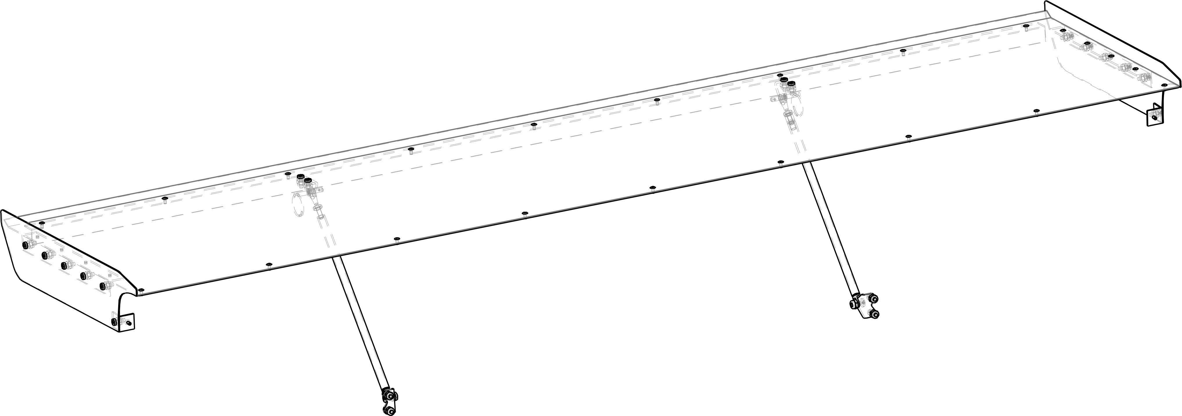 1994-2004 Chevrolet S10 Pickup Rear Spoiler Kit 95-705