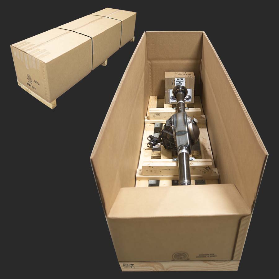 GM A-Body 9? Ford Bolt-In Rear End | Pro Iron Center With Spool & Standard Gear | Includes Housing & Race Axle Package