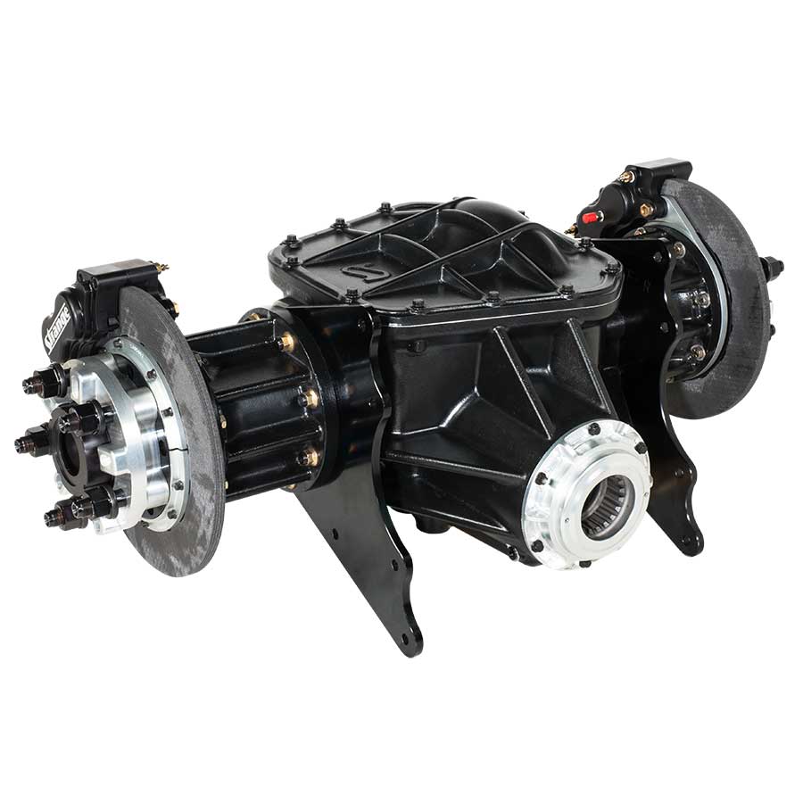 L7400-Strange 12 1/4" Live Axle Assembly With 3.20 Gear Ratio & 11 1/2" Carbon Brakes