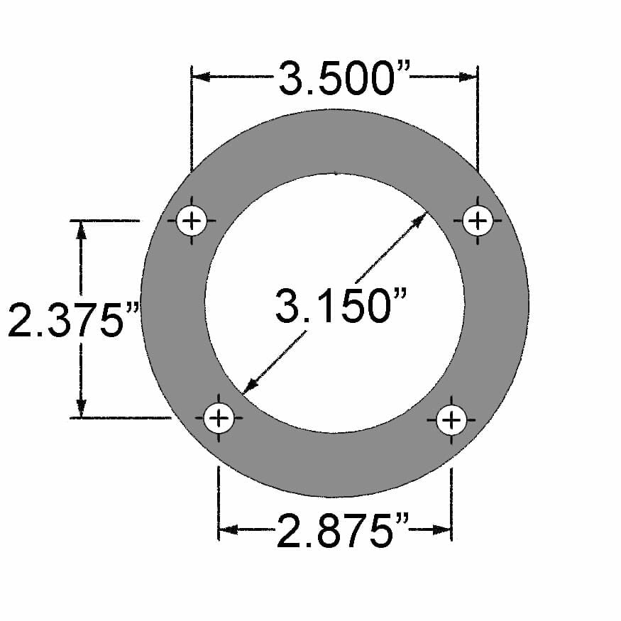 Pro II Stainless Dynamic Drive Mount Dual Rear Brake Kit | For 1957-1964 Oldsmobile Housing Ends | Pro Series 2S Rotors, 4 Piston Billet Evolution 4 Calipers | & DRM-35 Metallic Pads
