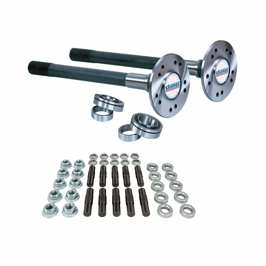 P100758-Strange Pro Race Axle Package 28, 30, 31, 33 or 35 Spline Axles Axle Bearings & 5/8" Stud Kit