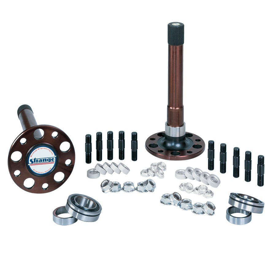 P1014-Pro Race Axle Package 40 Spline Gun Drilled Axles 3.150" Axle Bearings, & 5/8" Stud Kit