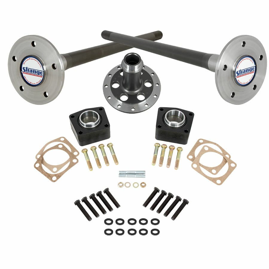 P2000GOT-Hybrid Axle & Spool Package For GM 10 Bolt & 12 Bolt Rear Ends Hybrid Axles, Lightweight Spool, Special Eliminator Kit & 1/2" studs