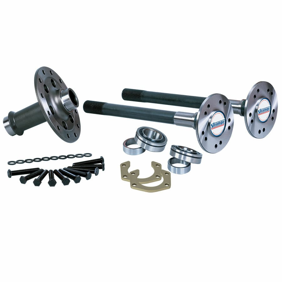 P2005-Strange Pro Race Axle & Spool Package 33 or 35 Spline Axles, Lightweight Spool Axle Bearings, Retainer Plates, & 1/2" Studs