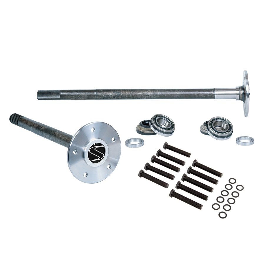 P3502-Strange 35 Spline Alloy Axle Package With Axle Bearings & Wheel Studs