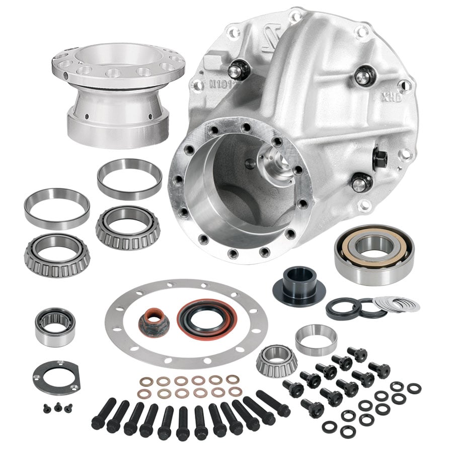 P3250SB-Strange Ultra Case and Support Package 3.250" Bore Case & Taper / Ball Bearing Support With Installation Kit For 9" or 9 1/2" 28 Spline Pro Gears