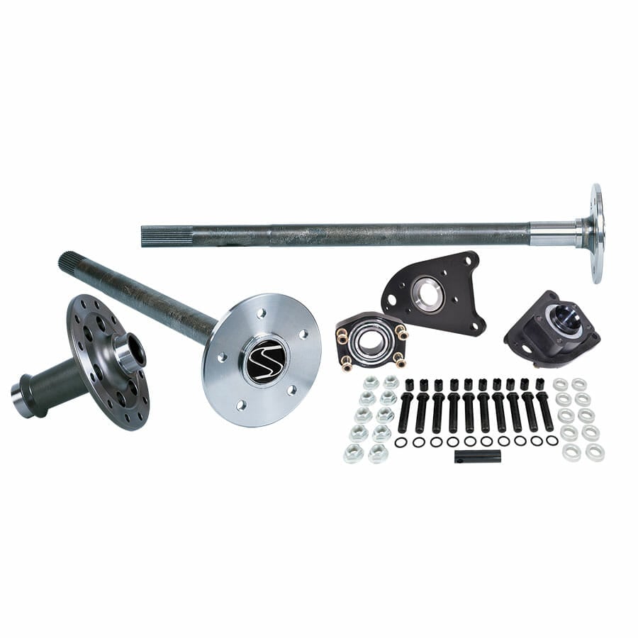 P3509F9458S-Strange Alloy Axle & Spool Package For 1994-2004 Mustang 8.8 Rear End 35 Spline Alloy Axles, Spool, C-Clip Eliminator Kit, & 5/8" Stud Kit