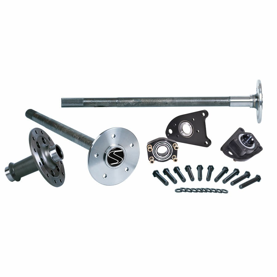 P3509F94S-Strange Alloy Axle & Spool Package For 1994-2004 Mustang 8.8 Rear End 35 Spline Alloy Axles, Spool, C-Clip Eliminator Kit, & Wheel Studs