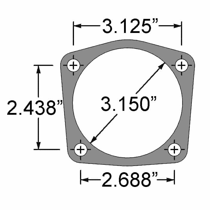 Strange Pro II Rear Brake Kit | For Strange 3.150? Small GM Housing Ends | 2 Pc Rotors, 4 Piston Calipers & DTC-30 Semi Metallic Pads