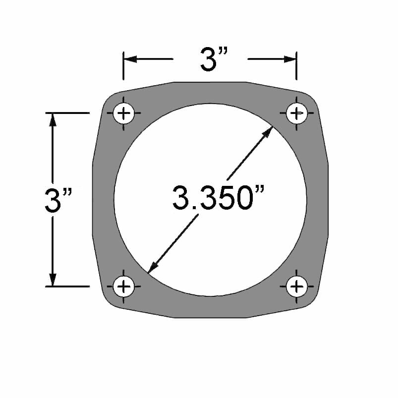 Strange Pro II Dual Rear Brake Kit | For 3.350? Symmetrical Housing Ends | 2 Pc Rotors, 4 Piston Calipers & DRM-35 Metallic Pads