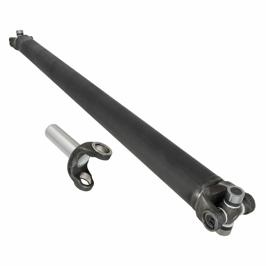 U1699F60-Seamless Chrome Moly Driveshaft Assembly With HD Trans Yoke, 1350 Weld Ends & U-joints For Strange S60 Installed in 1993-2002 GM F-Body