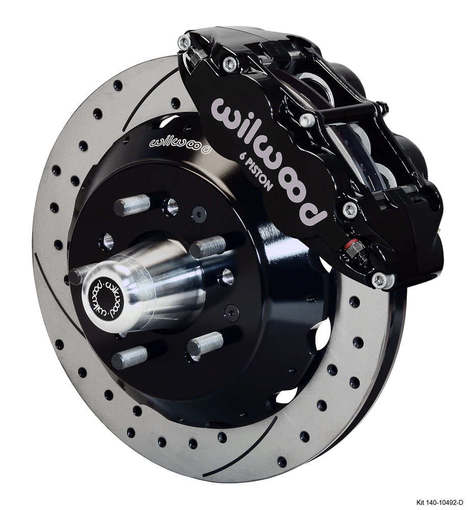 Wilwood Forged Narrow Superlite 6R Big Brake Front Brake Kit (Hub) 1979-1981 Chevrolet Camaro