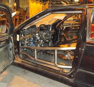 1-3/4 EWS Offset Door Bar Set, NASCAR Style