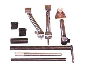 Brake Pedal Kit Black Powder Coat