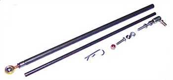 Adjustable Throttle Linkage With - 1/4" Stud / Ball At Carb