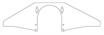 Malibu 1978 -1982 - Small Block Chevy Front Motor Plate