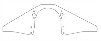 Malibu 1978 -1982 - Big Block Chevy Front Motor Plate