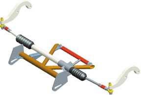 67-69 Camaro & 68-74 Nova Rack & Pinion Mounting Kit