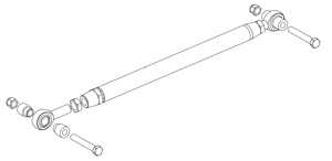 Adjustable Chromoly Lower Control Arms 1964-1972 GM A-BODY