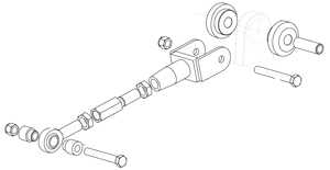 Adjustable  Race Upper Control Arms Rear 68-72 GM “A” Body