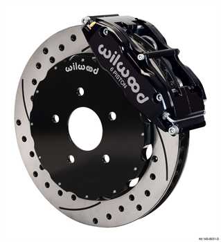 Wilwood Forged Narrow Superlite 6R Big Brake Front Brake Kit (Hat) Ford Mustang 2005-2013