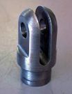 Clevis Weld In, 1/4" Slot , 3/8" Hole For 1" x .095" Wall Tube