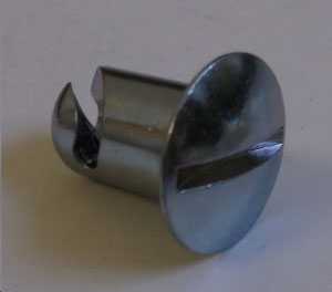 1/4 Turn Oval Head Button .550 Grip - Slotted