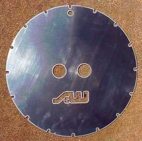 Tire Screw Template - S&W Logo