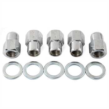 Lug Nuts 1/2&#8221; Right Hand Open End With Centered Washers