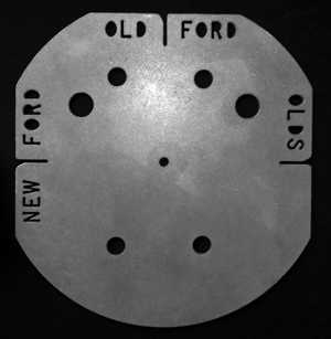 Big Ford & Olds Ends, Rear Housing Locator Plate